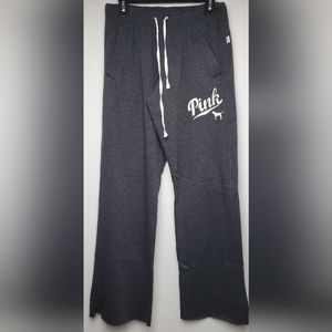 Victoria's Secret Pink Lounge Sweatpants Pants Gray/Cream XS